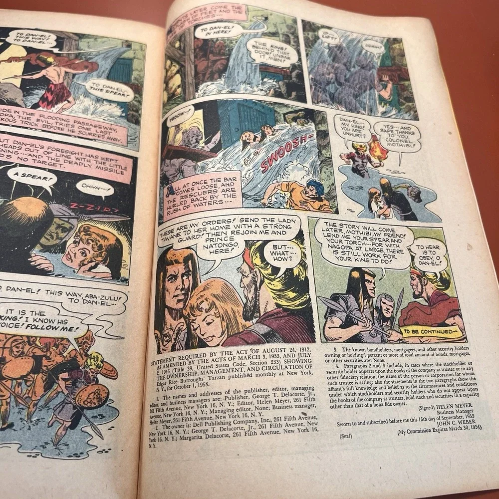 Tarzan #51  VG+  Dell December Lex Barker Comic